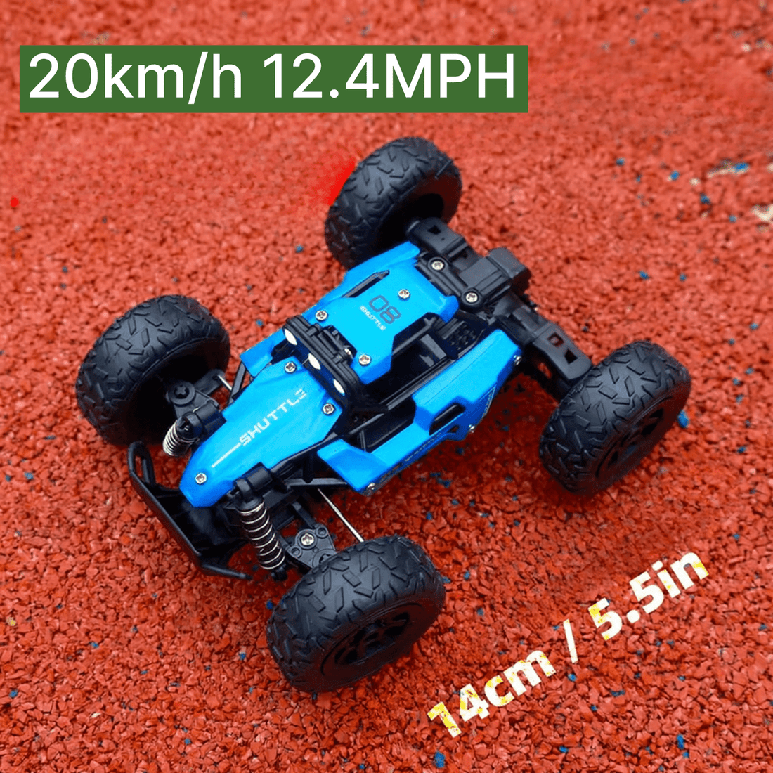DashRacer™ – Ferngesteuertes Auto 1:16 mit LED-Beleuchtung & Controller