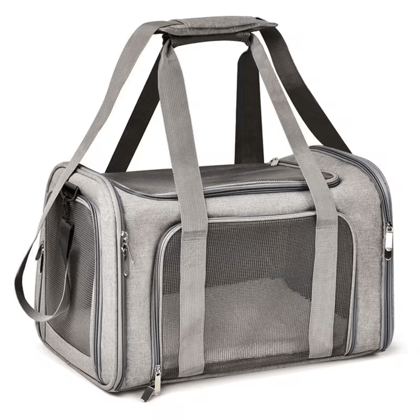 PawVoyage – Transportbox Katze | Komfortable & Belüftete Tragetasche für Unterwegs