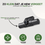 360Guard Pro kompakte Dashcam, entworfen für den täglichen Gebrauch und beständig gegen Hitze und Kälte, einfach zu installieren und sofort einsatzbereit.