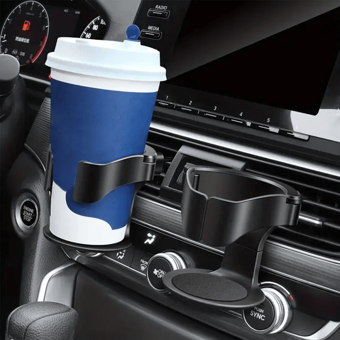 CupMate™ Premium Auto-Becherhalter – Sicher & immer griffbereit