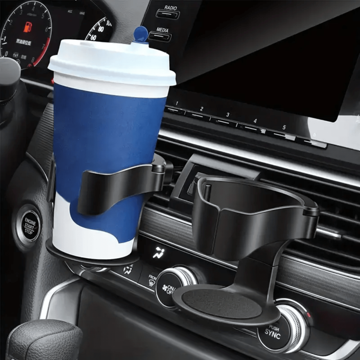CupMate™ Premium Auto Bekerhouder – Veilig & Altijd Bij de Hand