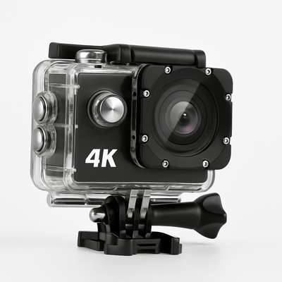 ActionView 4K Action-Kamera mit 170° Weitwinkel – Wasserdicht, App-Steuerung & Ultra-HD-Bildqualität