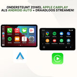 Drivemate 18 cm Bildschirm mit Unterstützung für Apple CarPlay, Android Auto und kabelloses Streaming – kompatibel mit iPhone und Android