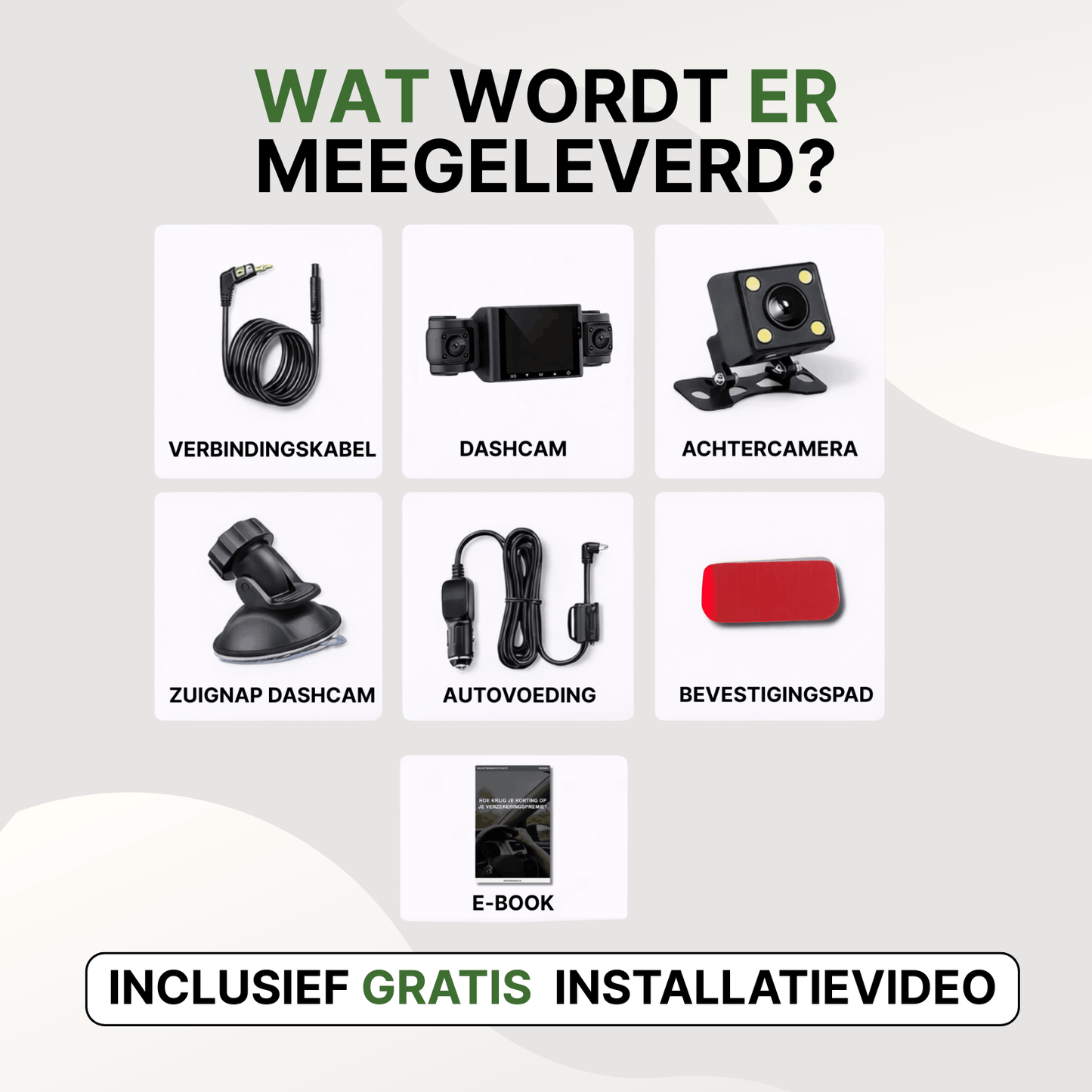 VisionEdge™ 360° Full HD Dashcam mit Wifi, Nachtsicht & App-Verbindung