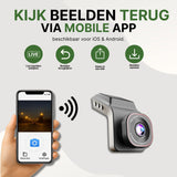 ClearView Ultra Dashcam mit WLAN-Verbindung und mobiler App für iOS und Android, um Bilder live anzusehen, zu speichern oder direkt über das Smartphone zu teilen.