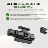 DriveVision Dashcam mit 1080p Aufnahme erkennt Kollisionen und speichert wichtige Aufnahmen automatisch sicher ab