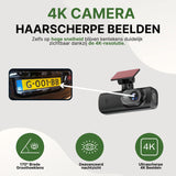 GuardianView Pro Dashcam mit 4K Ultra HD Auflösung, 170° Weitwinkelobjektiv und Nachtsicht für gestochen scharfe Kennzeichenregistrierung, selbst bei hoher Geschwindigkeit.