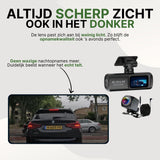 GuardianView Pro Dashcam mit fortschrittlicher Nachtsicht und automatischer Lichtanpassung, für gestochen scharfe Aufnahmen bei wenig Licht und in der Dunkelheit.
