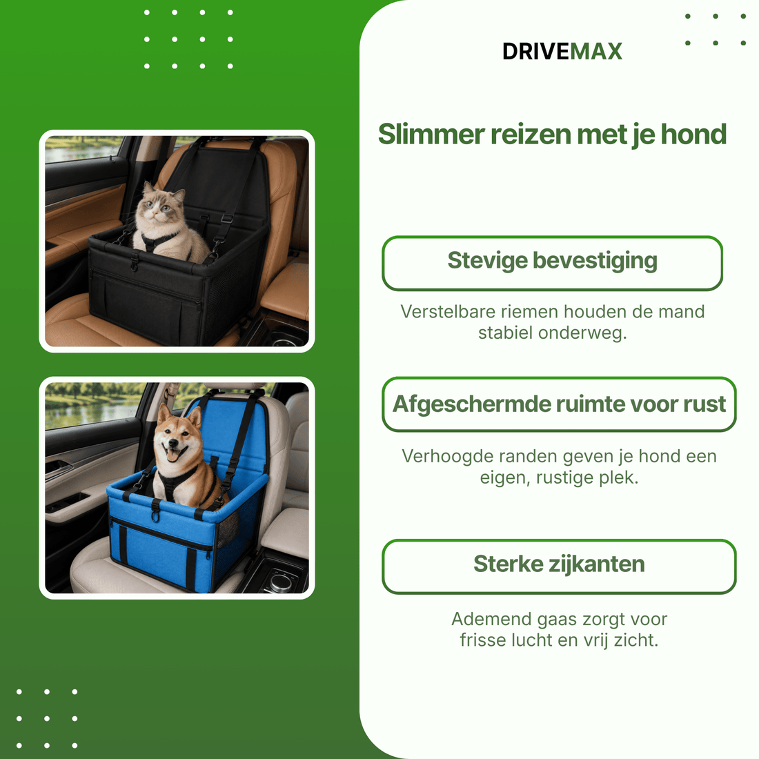 Detailaufnahme der weichen Polsterung des PawComfort-Betts, geeignet als Hundebett im Auto